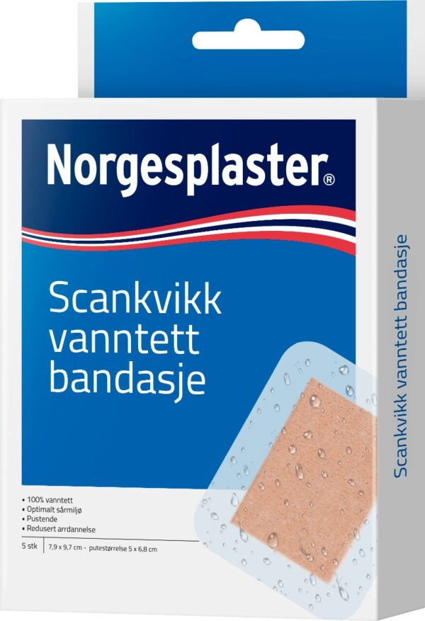 NP Scankvikk vanntett bandasje, 7,9x9,7cm