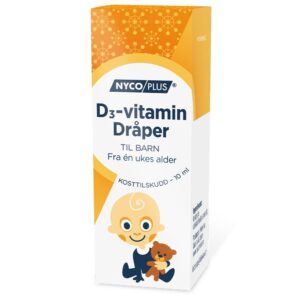 Nycoplus D3-vitamin Dråper til barn 10ml
