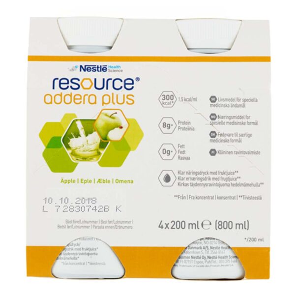 Resource Addera Plus Eple 4X200 ml