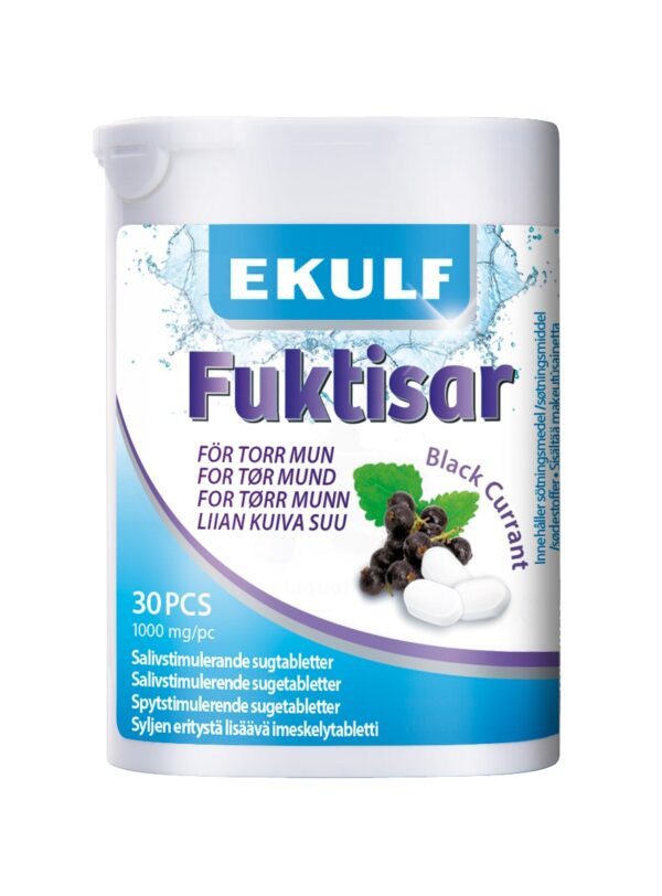 EKULF Fuktisar Black Currant 30 stk