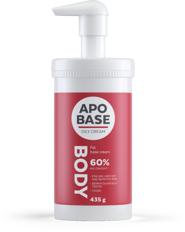 Apobase fet krem med pumpe 435ml