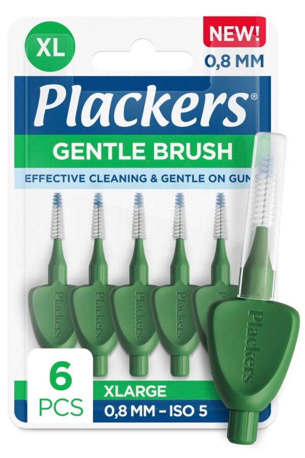 Plackers gentle brush 0,8mm XL