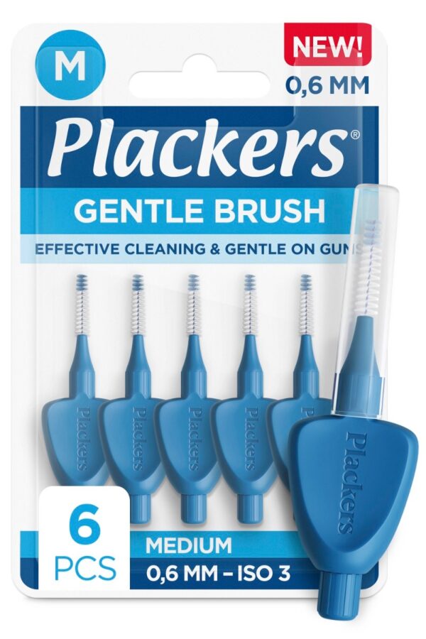 Plackers gentle brush 0,6mm M
