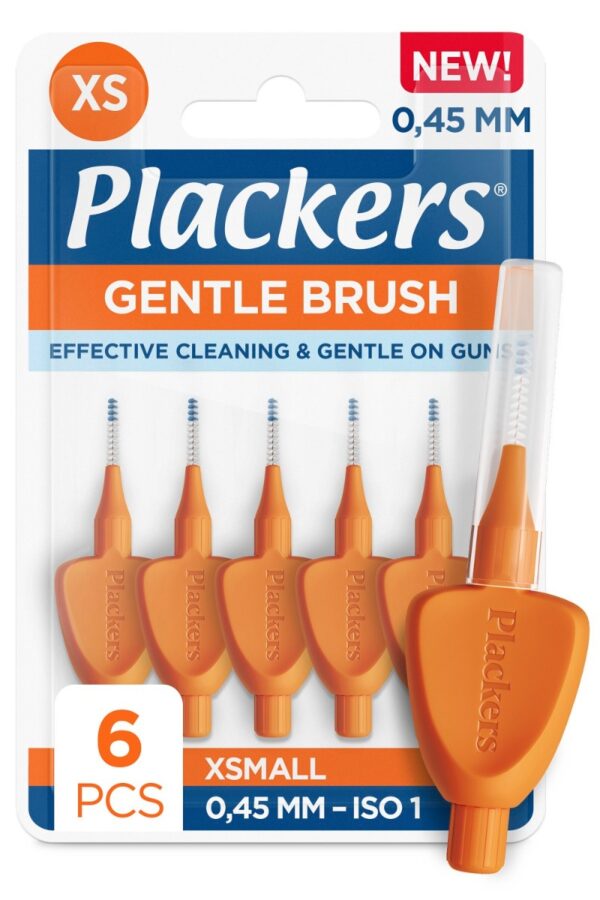 Plackers gentle brush 0,45mm XS