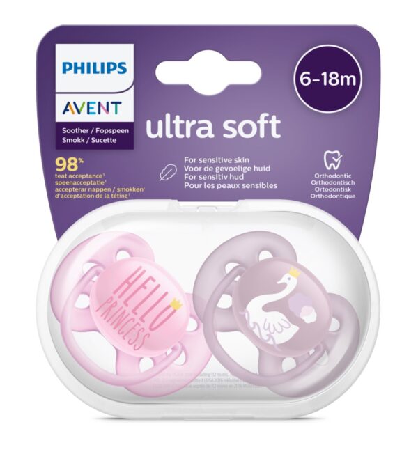 Philips Avent Ultra Soft 6-18m Pink/Purple